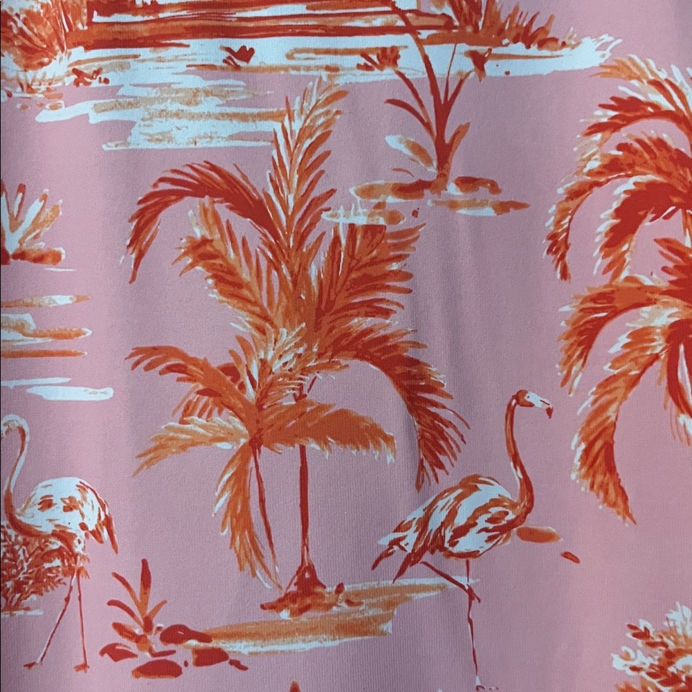 J. McLaughlin Pink and Orange Patterned dress - Picture 2 of 6